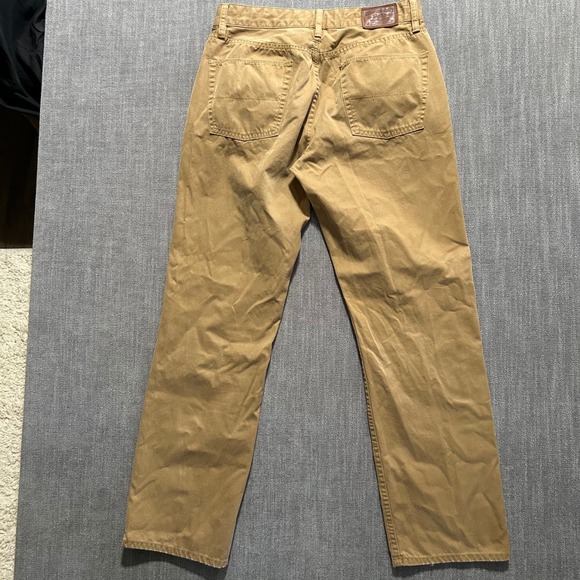 Polo Ralph Lauren Mens 32x32 Tan Khaki Chino Pants Straight Leg 100% Cotton - Picture 9 of 10